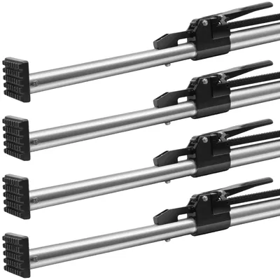 Immagine prodotto di Barra di supporto della barra di carico VEVOR, regolabile da 2260 a 2642 mm, barra di stabilizzazione del carico in acciaio con portata di 140 kg, barra di carico del pianale del camion per rimorchi e semirimorchi (4 pz.)