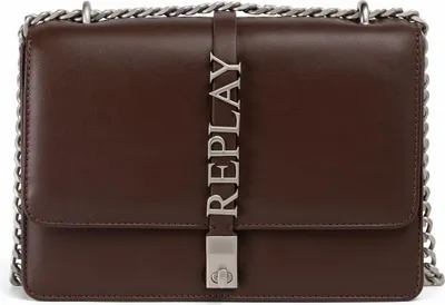 Zdjęcie produktu dla Torba na ramię REPLAY Crossbody Bag Java ciemnobrązowa