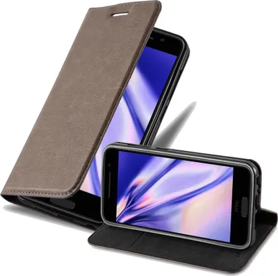 Produktbild von Cadorabo Hülle für HTC ONE A9 Schutz Hülle in Braun Handyhülle Etui Case Cover Magnetverschluss