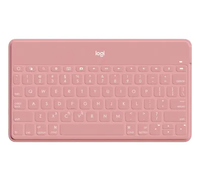 Produktbild von Logitech Keys to Go Kabellose Tastatur - US (QWERTY) - rosa