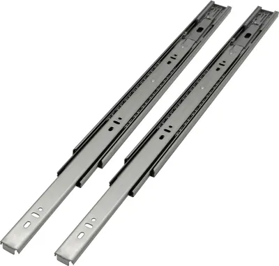Produktbild von Jiubiaz Schubladenschienen Vollauszug 45mm Schwerlastauszug Teleskopauszug Kugelführung 450mm 2 Stück