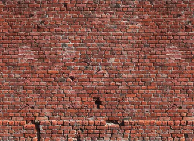 Produktbild von Backstein Tapete in Rot | Klinkerstein Fototapete als alte Mauer ideal für Küche und Wohnzimmer im Industrial Style | Vl