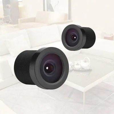 Obrázek produktu pro 1,8mm širokoúhlé CCTV objektivy s úhlem záběru 170 stupňů, závitem M12x0,5, clonou F2,0 a 1/3"–1/4" CCD maticovým snímačem.