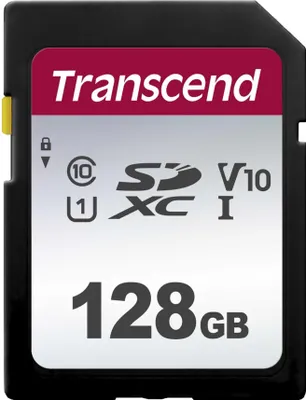 Produktbild von Transcend SDXC 300S        128GB Class 10 UHS-I U1 V10