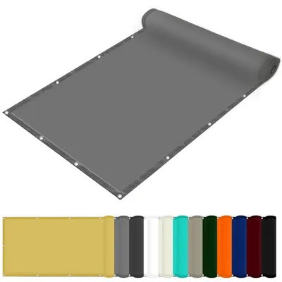 Obrázek produktu pro Sluneční clona, obdélníková, 120 x 300 cm, voděodolná, s UV ochranou, šedá, polyester