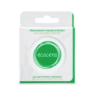 Obrázek produktu pro Ecocera Prasowany puder ryżowy dla cery tłustej i mieszanej, 10 g