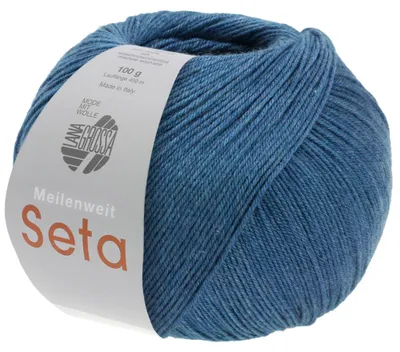 Produktbild von Lana Grossa - Meilenweit 100g Seta 0008 petrolblau