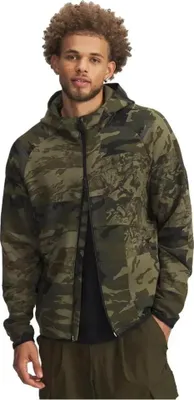 Produktbild von Under Armour Unstoppable Fleece Camo Jacke Grün L / Regular Herren Grün L