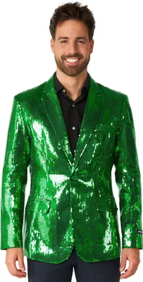 Produktbild von SuitMeister Glitzerjacke grün Größe: L