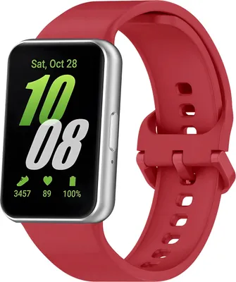 Immagine prodotto di Samsung Galaxy Fit 3 Band: fascia in silicone imoshion con pulsante colorato con sistema a scatto