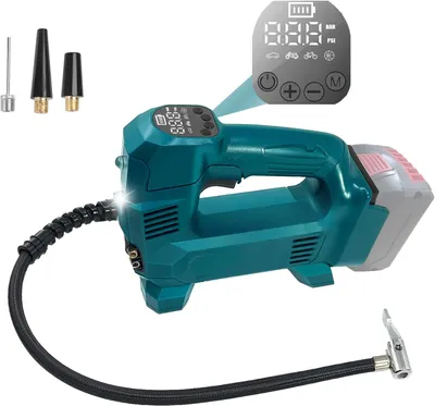 Produktbild von Kabelloser Luftkompressor Kompatibel mit Bosch 18V-Akku, Tragbarer Akku Kompressor, Automatische Abschaltung, 150PSI Luftpumpe (ohne Akku)
