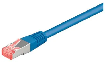 Produktbild von Goobay 69267, 1 m, Cat6, S/FTP (S-STP), RJ-45, RJ-45, Blau