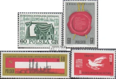 Produktbild von Briefmarken Polen 1965 Mi 1561,1580-1581,1582 (kompl.Ausg.) gestempelt Befreiung Warschaus