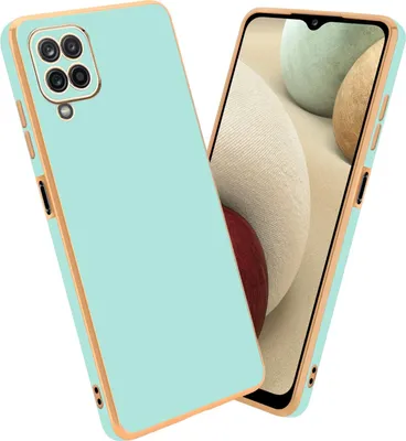 Produktbild von Cadorabo Schutzhülle für Samsung Galaxy A12 / M12 Hülle in Grün Handyhülle TPU Silikon Kameraschutz Etui Case