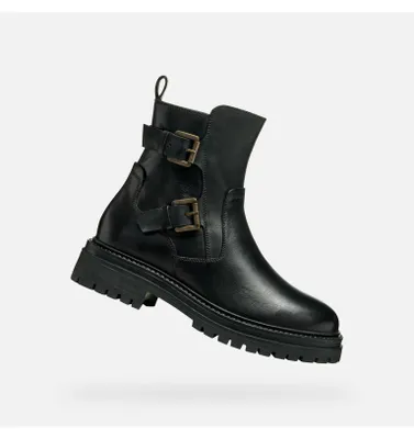 Produktbild von Geox Schwarze Damen-Ankle-Boots von Iridea 36