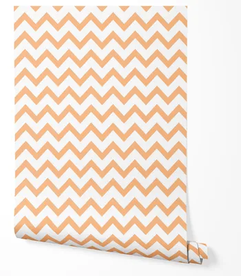 Obrázek produktu pro Vliesová tapeta chevron cikcak obývák 4x2,5 bílá-oranžová