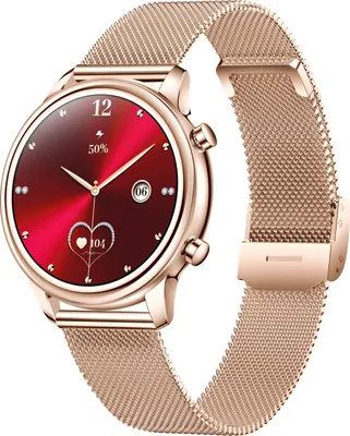 Immagine prodotto di INF Smartwatch con fitness tracker e monitoraggio avanzato della salute Oro rosa
