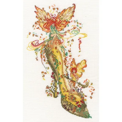 Produktbild von Bothy Threads Kreuzstich Stickpackung "Herbst", Zählmuster, XSK20, 19x30cm