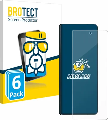 Produktbild von 6x BROTECT Schutzglas für Samsung Galaxy Z Fold 4 Schutzfolie Panzer Folie Glas Display Schutz klar