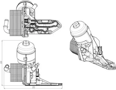 Obrázek produktu pro Chladič oleje, motorový olej NRF 31844