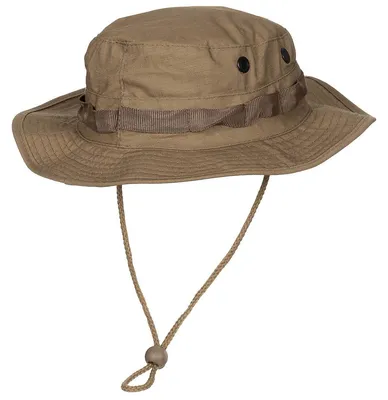 Produktbild von US GI Buschhut, Kinnband, GI Boonie, Rip Stop, coyote tan S