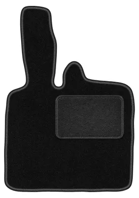 Immagine prodotto di Tappetino guidatore in moquette per Smart ForTwo I 1998-2007 (hatchback) – 1 pezzo, nero, su misura – Wielganizator LUX