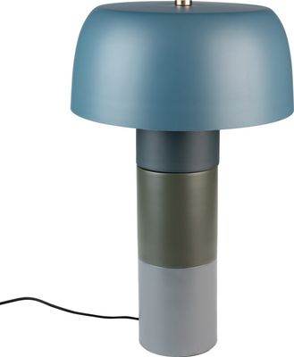 tischlampe Muras 55 x 34 cm Stahl blau/grau