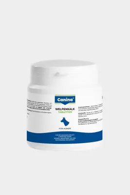 Produktbild von Canina Welpenkalk, Hund, Tablet, Gesundheit der Knochen, Zahnpflege, Allgemeiner Gesundheitszustand, Welpe, Kalzium, Topf