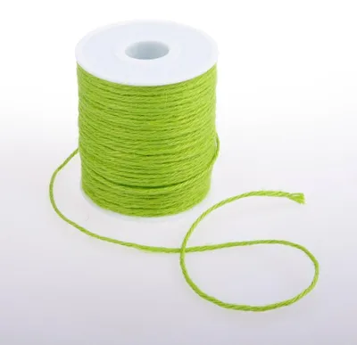 Jute-Kordel, 2 mm, 100 m, meigrün