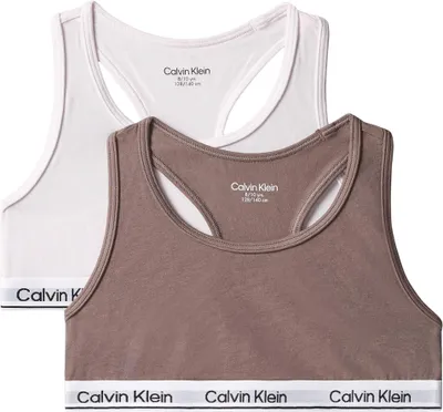 Obrázek produktu pro Dívčí podprsenka Calvin Klein G80G800742, typ: braletka, barva: šedá/fialová, velikost: 10 let, kolekce: 2e