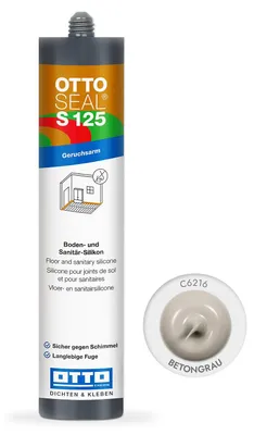 Produktbild von OTTOSEAL Silikon S-125 310ML C6216 BETONGRAU - 1250491