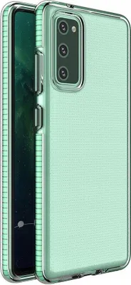 Produktbild von Spring Case Gelhülle mit buntem Rahmen für Samsung Galaxy A72 4G Mint