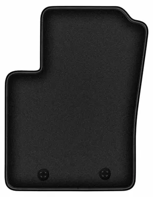 Produktbild von Fahrermatte Velours für Fiat 500 2007-2013 (Cabrio/Schrägheck) – 1-tlg, Schwarz, passgenau – Wielganizator DURBAN