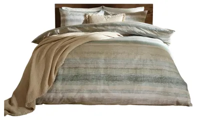 Immagine prodotto di Yard - Set di biancheria da letto "Swift", cotone garzato, reversibile RV3610 (matrimoniale) (eucalipto)