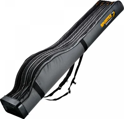 A single fishing rod bag is shown against a white background.