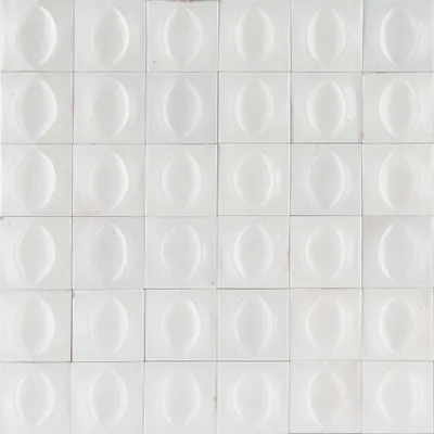 Produktbild von CASA39 Fliesen 3D Fliesen Weiss 10x10 cm Ragno Gleeze