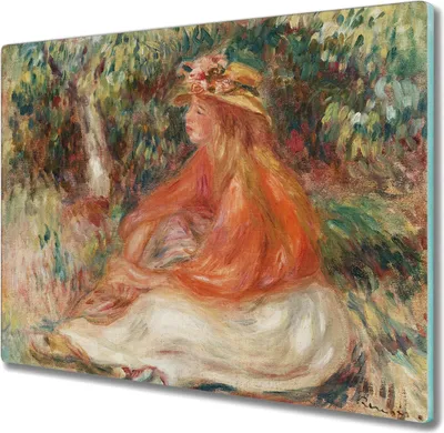 Produktbild von Coloray Schneidebrett Herdabdeckplatte 60x52 cm Kochplattenabdeckung Hackbrett Küchenbrett - Frauen Wald