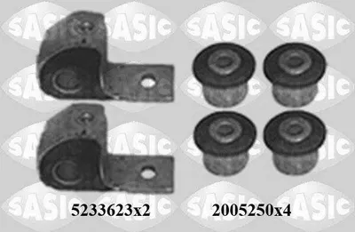 Produktbild von SASIC 7960001 Stabilisatorlager Reparatursatz für CITROËN Berlingo / Berlingo First (MF, GJK, GFK) Vorne