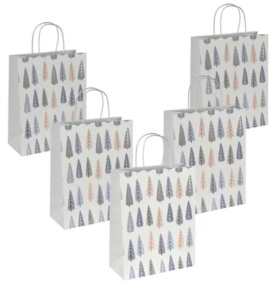 Zdjęcie produktu dla SIGEL GT123 5 SIGEL Geschenktaschen Pine trees Motiv 26,0 x 33,0 cm