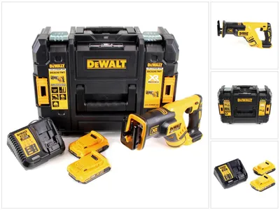 Zdjęcie produktu dla Akumulatorowa pilarka szablasta DeWalt DCS 367 D2 18V bezszczotkowa + 2x akumulator 2,0Ah + ładowarka + TSTAK