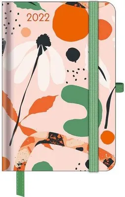Produktbild von GreenLine Diary Floral 2022 - Buchkalender - 10x15