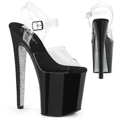 Produktbild von XTREME-808CRS Damen Sandale von Pleaser, Transparent EU 35, US 5