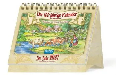 Produktbild von TRÖTSCH - Aufstellkalender Der 100-jährige Kalender 2027