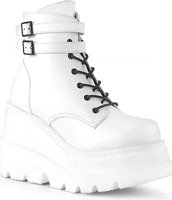 Produktbild von SHAKER-52 Damen Booties von DemoniaCult, Weiß  , EU 37, US 7