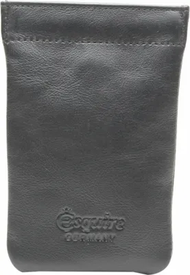 Produktbild von Esquire Leder Schlüsselmäppchen Logo Quick Key Case Black schwarz