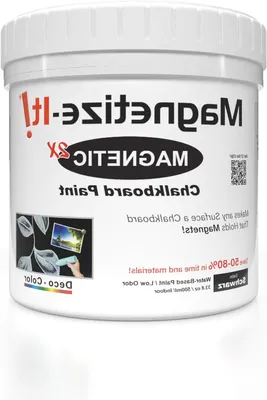 Productafbeelding van Magnetische muurverf - Schoolbordverf creatief - Decoreren en organiseren - Extra hechting duurzaam - 05 liter - Zwart