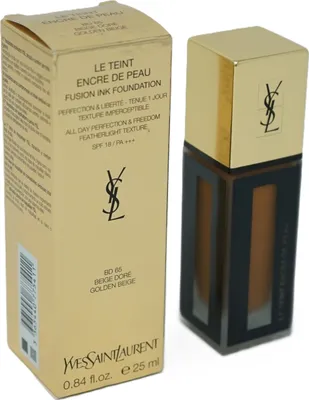 Produktbild von Yves Saint Laurent Le Teint Encre de Peau All Day Perfection Foundation Golden Beige BD65
