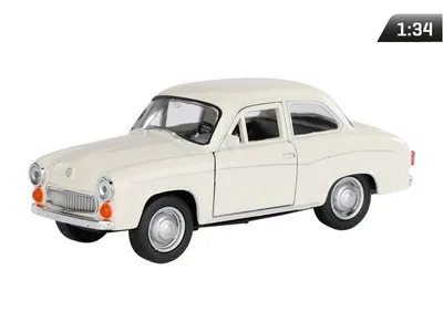 Zdjęcie produktu dla Model 1:34, PRL Syrena 105, kremowy (A884S105K)