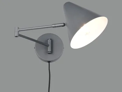 Produktbild von TRIO Wandleuchte Cosima 263970142, E14, ohne LM, IP20, anthrazit