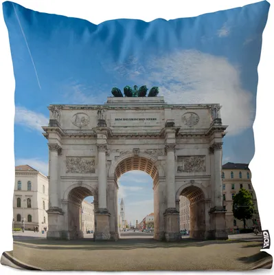 Produktbild von VOID München Siegestor Kissenbezug Kissenhülle Deko Outdoor Dekoration Garten Dekokissen